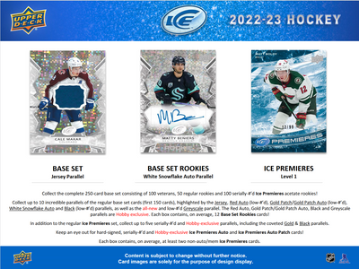 2022-23 Upper Deck Ice Hockey Hobby Box [Contact Us To Order]