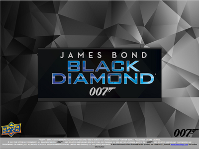 Upper Deck James Bond 007 Black Diamond Hobby Box [Contact Us To Order]