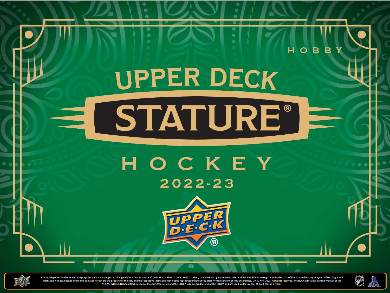 2022-23 Upper Deck Stature Hockey Hobby 16 Box Case [Contact Us To Order]