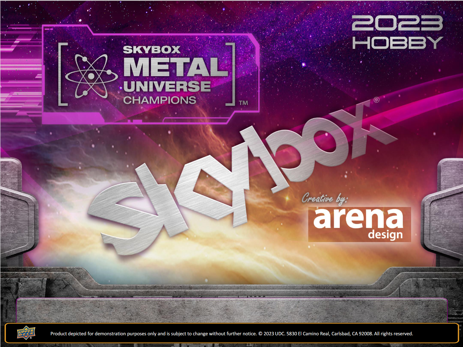 2023 Upper Deck Skybox Metal Universe Champions Hobby 12 Box Case [Contact Us To Order]