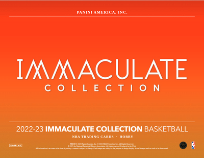 2022-23 Panini Immaculate Basketball Hobby Box