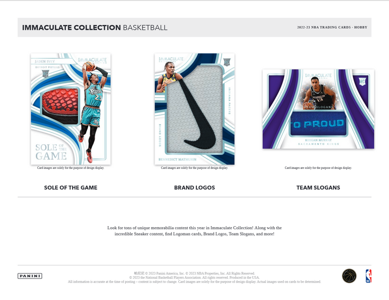 2022-23 Panini Immaculate Basketball Hobby 5 Box Case