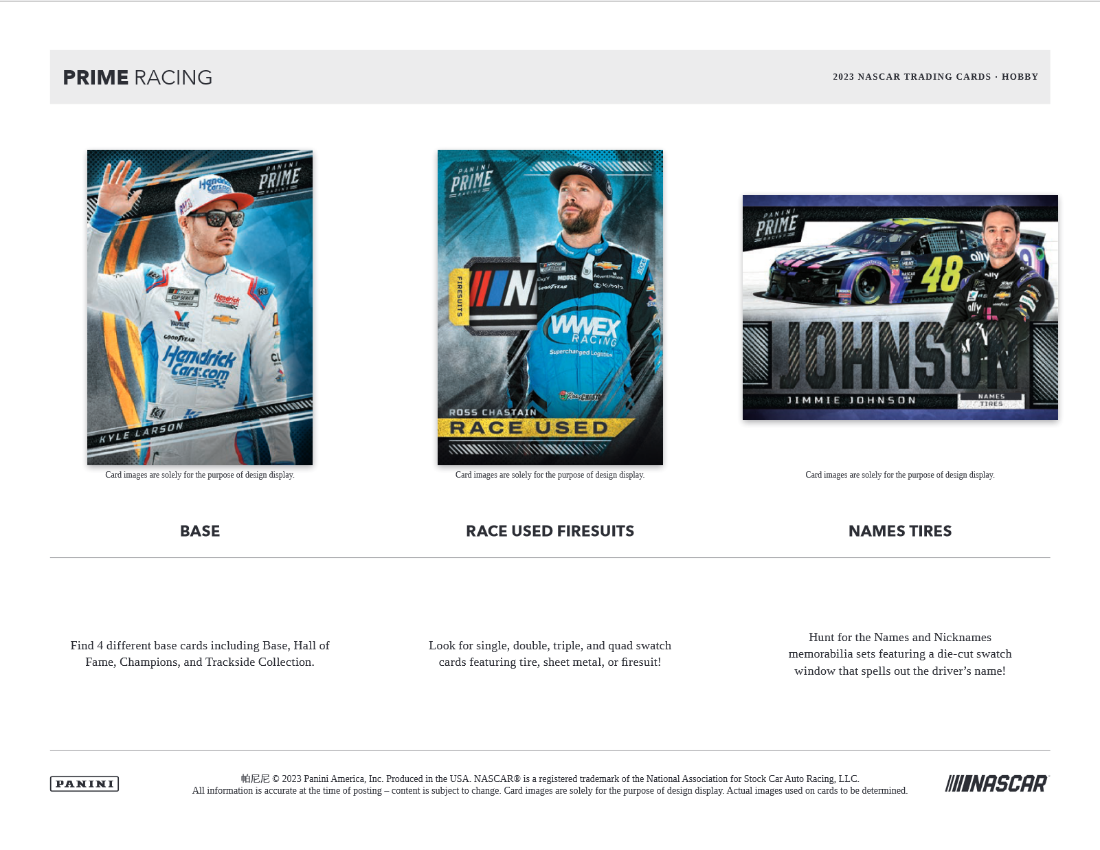 2023 Panini Prime Racing Hobby Box – Piece Of The Game