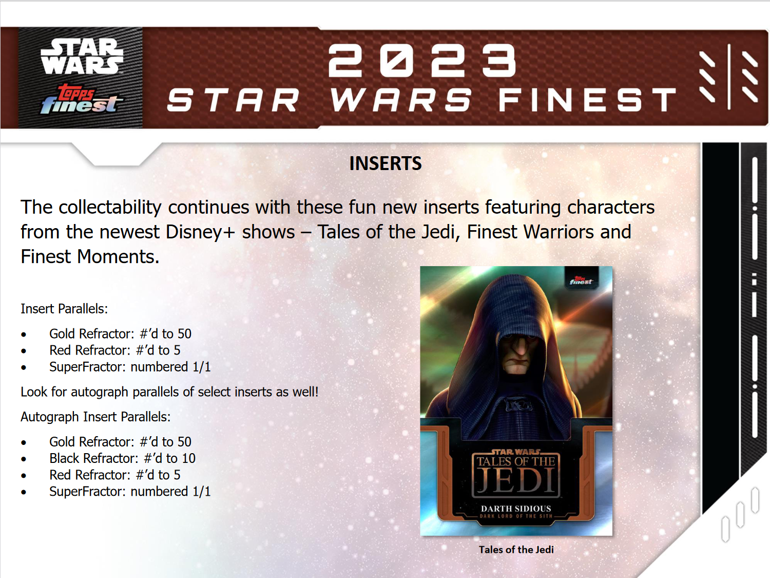 2023 Topps Star Wars Finest Hobby Box
