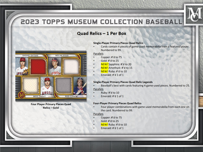 2023 Topps Museum Collection Baseball Mini Hobby Box