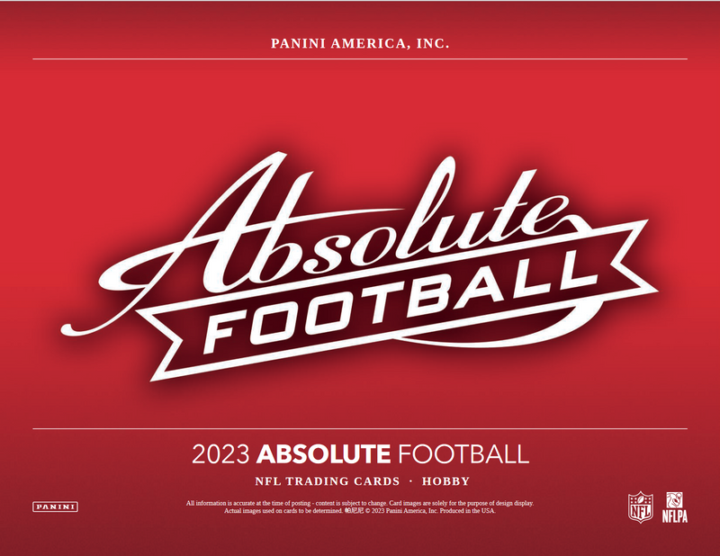 2023 Panini Absolute Football Hobby 12 Box Case