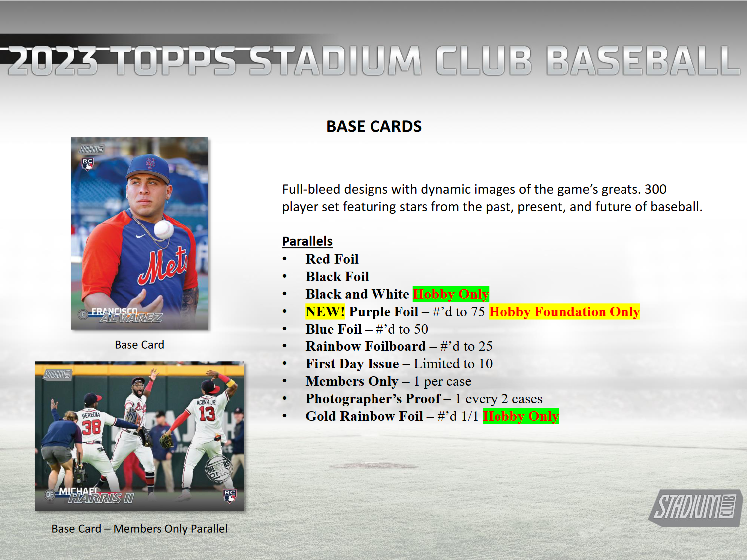 2023 Topps Stadium Club Baseball Hobby Box