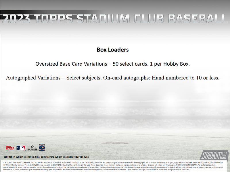 2023 Topps Stadium Club Baseball Hobby 16 Box Case