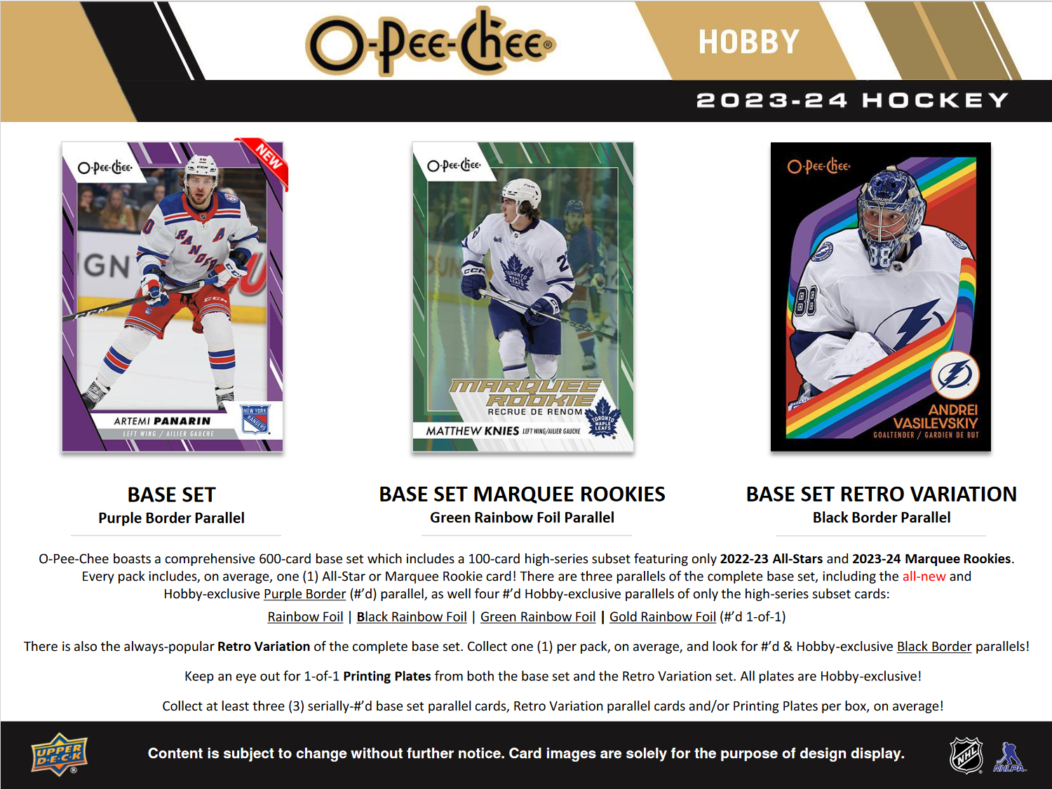2023-24 O-Pee-Chee Hockey Hobby Box