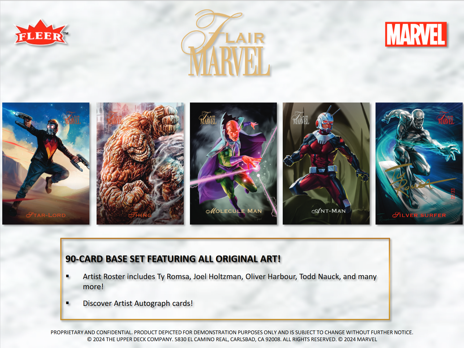 Upper Deck Marvel Flair Hobby 12 Box Case [Contact Us To Order]