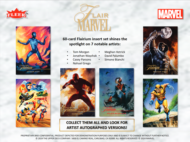 Upper Deck Marvel Flair Hobby Box [Contact Us To Order]