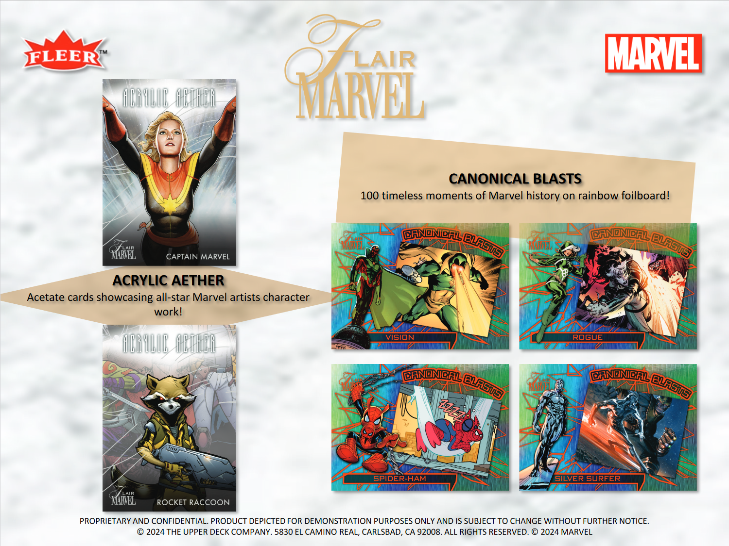 Upper Deck Marvel Flair Hobby Box [Contact Us To Order]