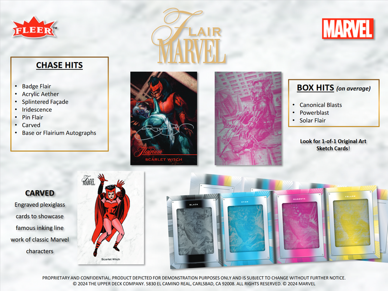 Upper Deck Marvel Flair Hobby Box [Contact Us To Order]