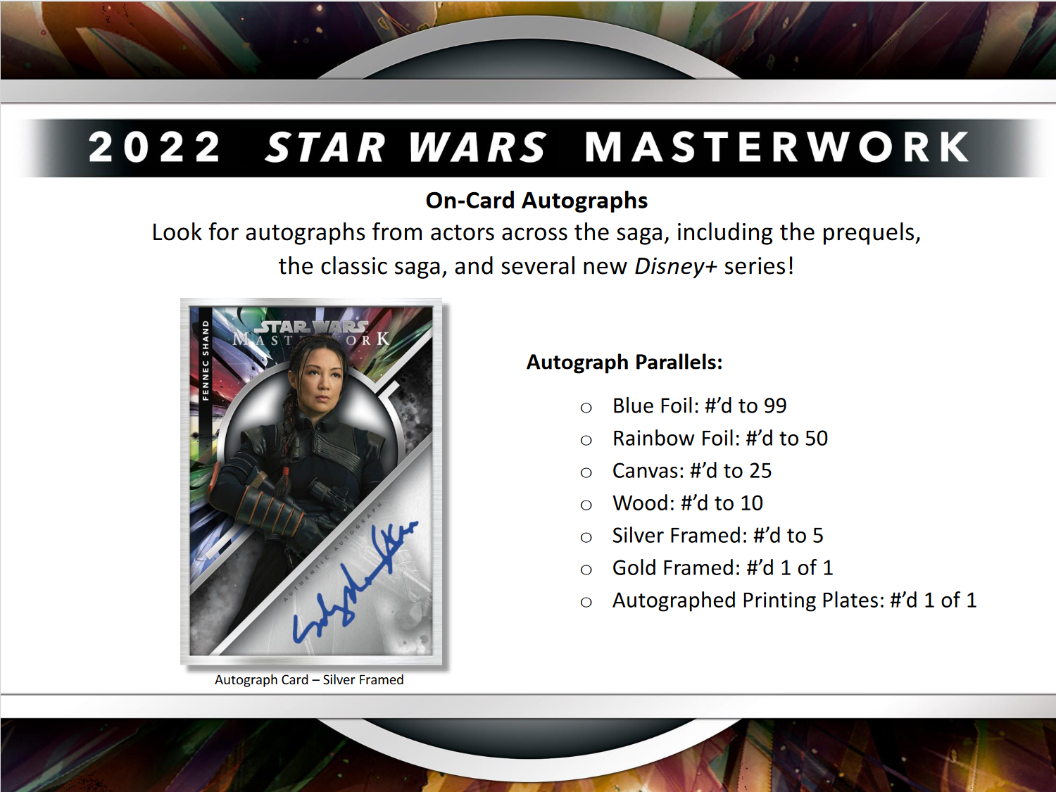 2022 Topps Star Wars Masterwork Hobby Box
