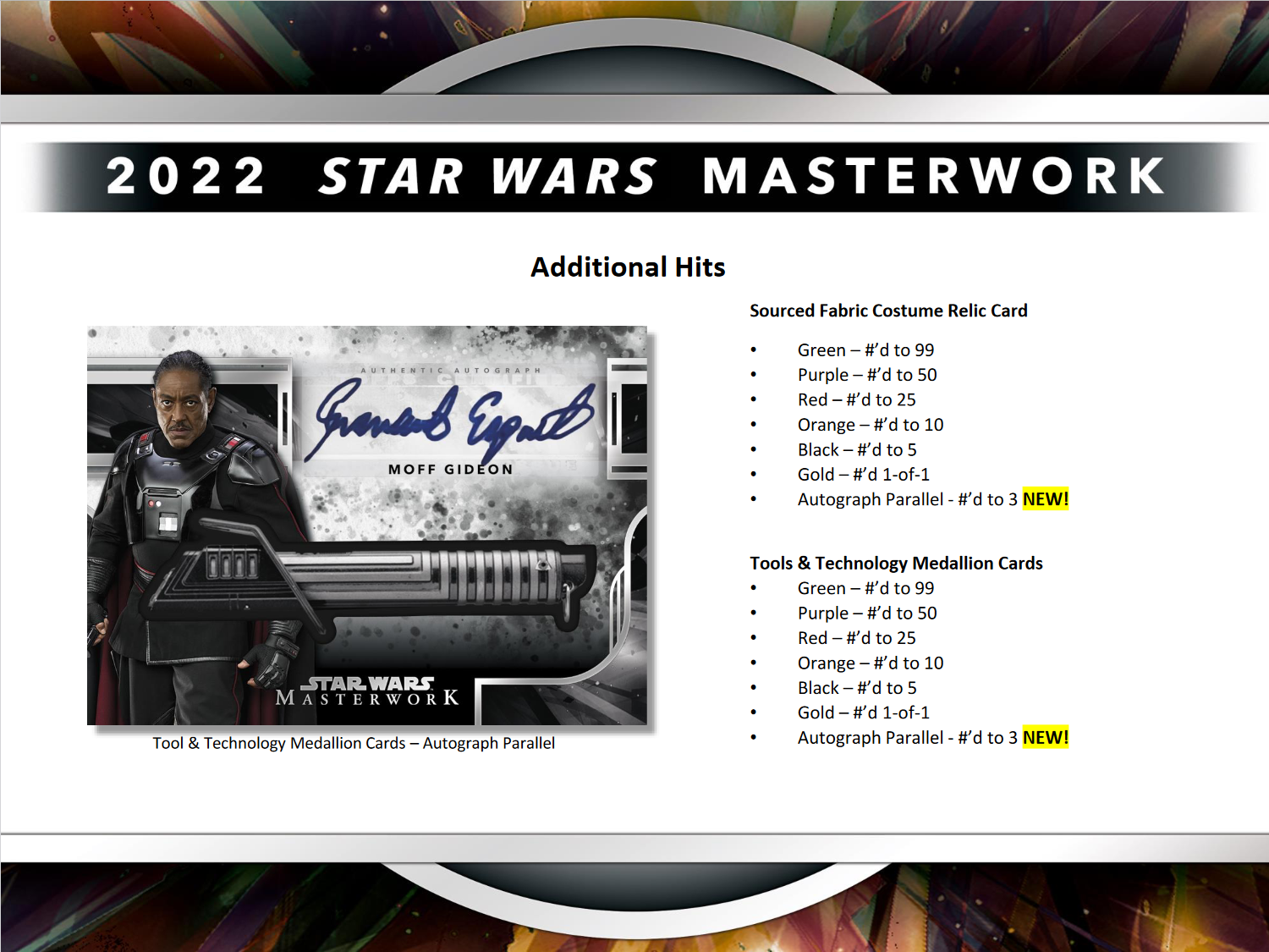 2022 Topps Star Wars Masterwork Hobby Box