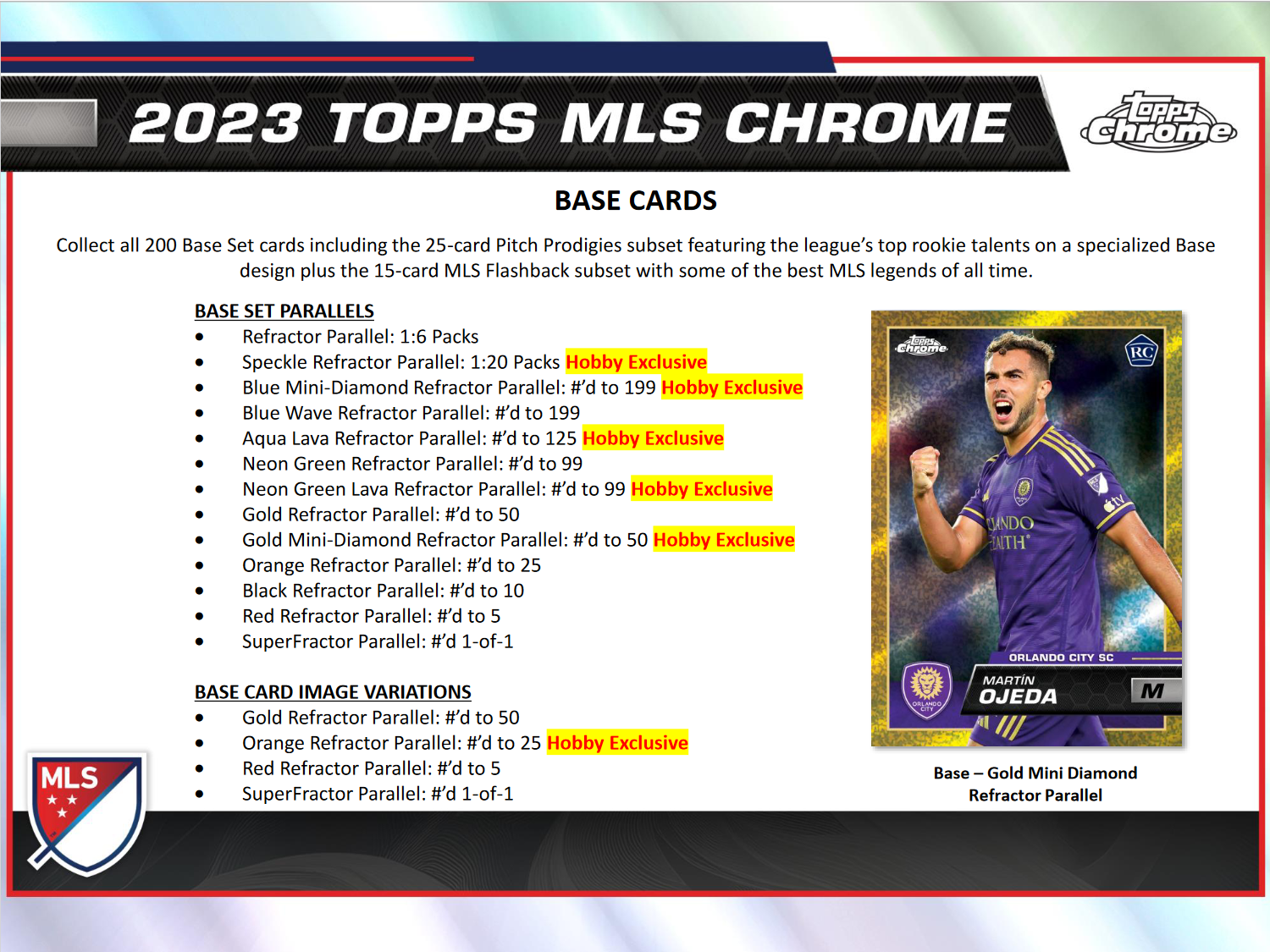 2023 Topps Chrome Major League Soccer Hobby 12 Box Case