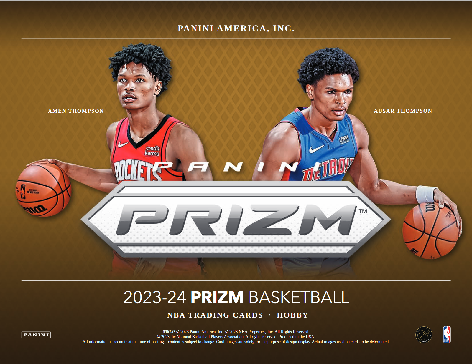 2023-24 Panini Prizm Basketball Hobby 12 Box Case