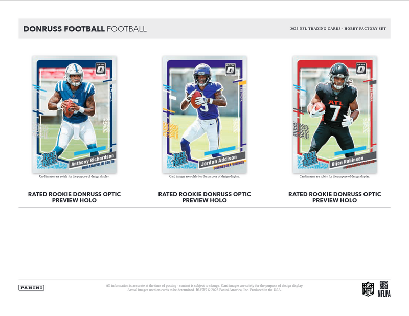 2023 Panini Donruss Football Factory Set