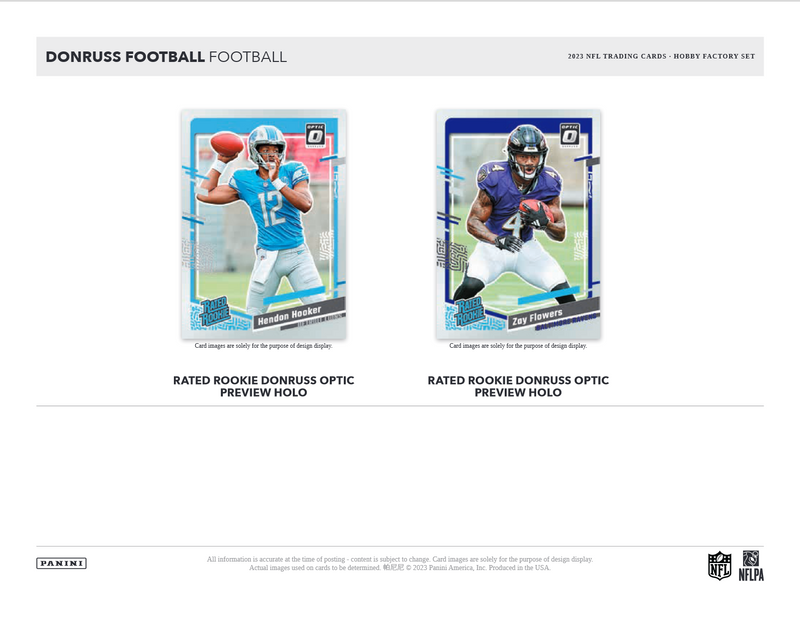 2023 Panini Donruss Football Factory Set