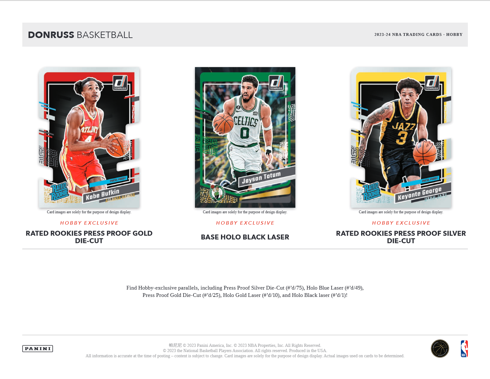 2023-24 Panini Donruss Basketball Hobby Box