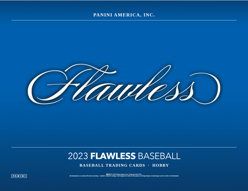 2023 Panini Flawless Baseball Hobby 2 Box Case