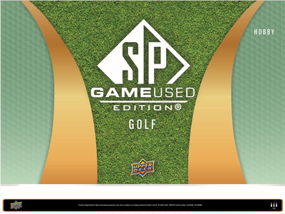 2024 Upper Deck SP Game Used Golf Hobby 10 Box Case [Contact Us To Order]