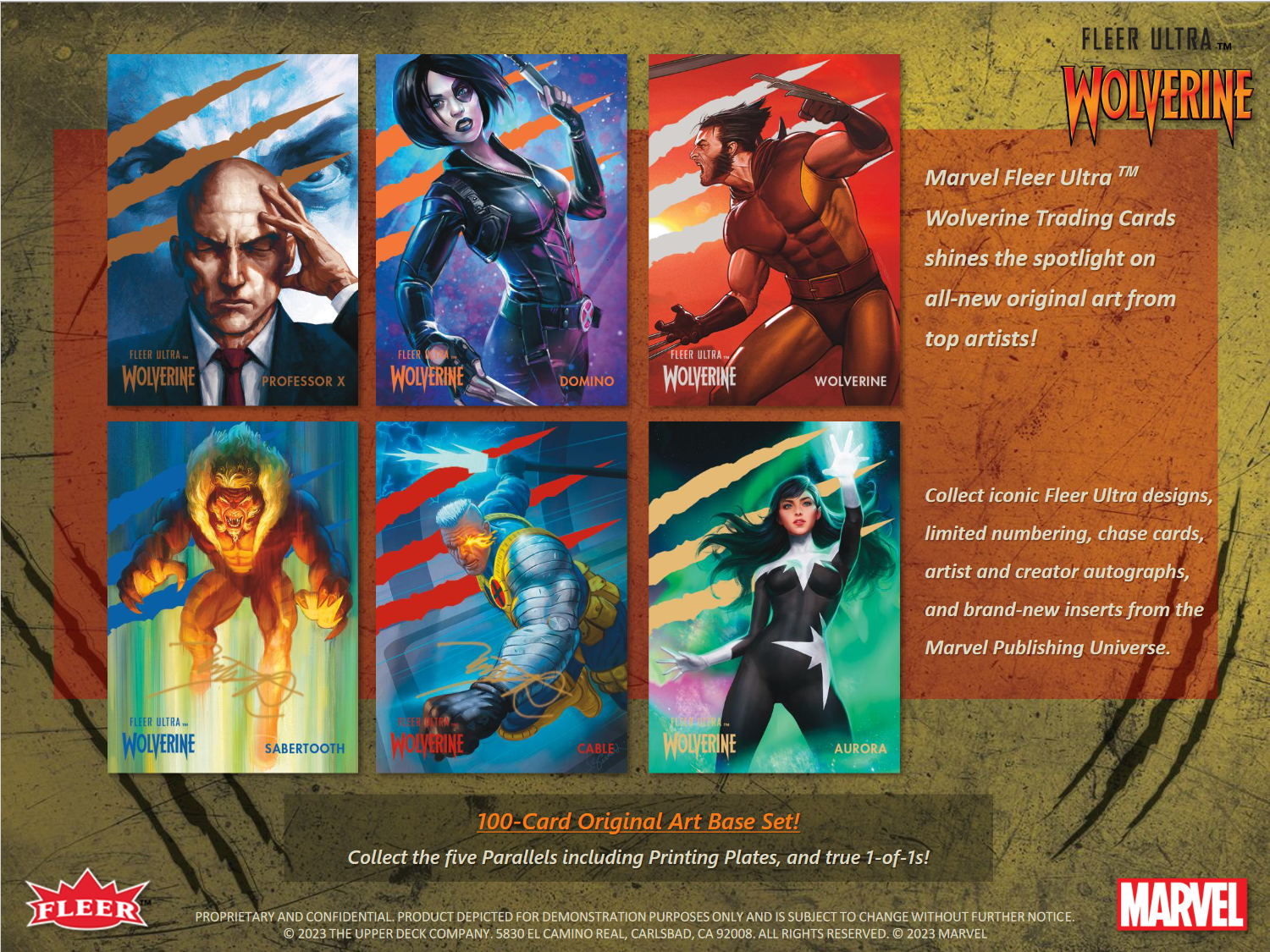 2023 Upper Deck Fleer Ultra Marvel Wolverine Hobby 6 Box Case [Contact Us To Order]
