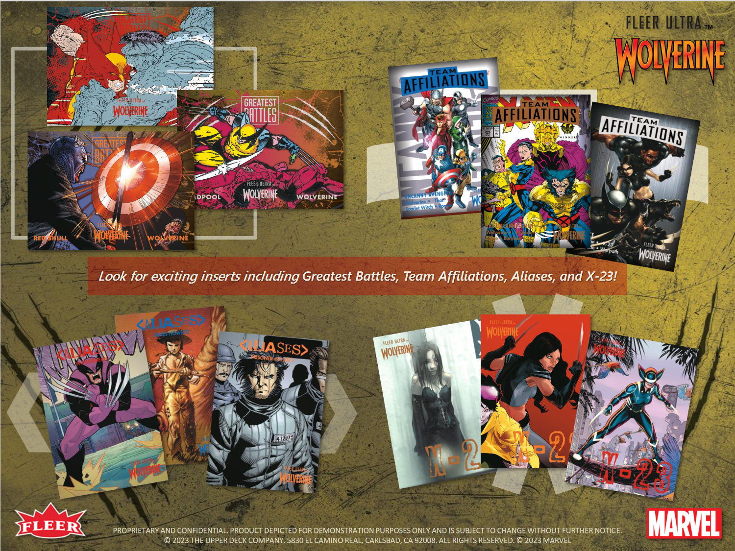 2023 Upper Deck Fleer Ultra Marvel Wolverine Hobby Box [Contact Us To Order]