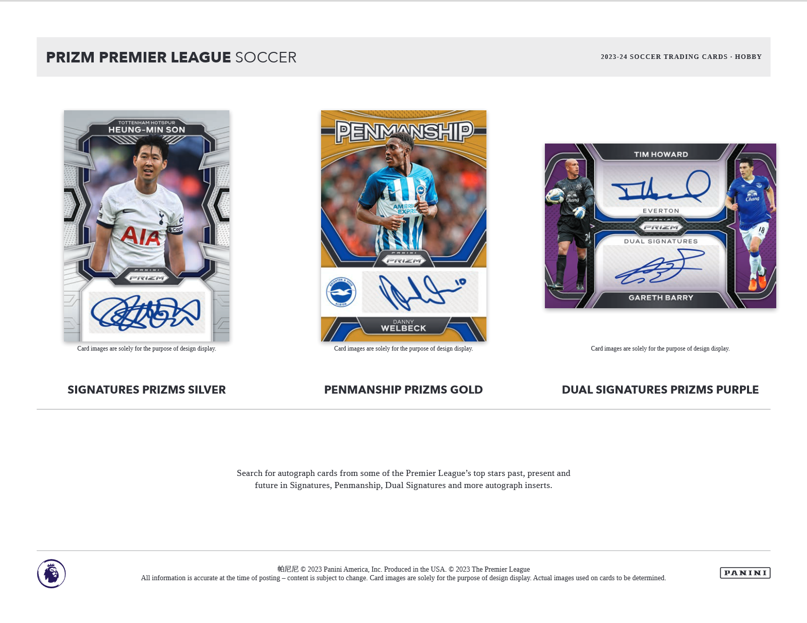 2023-24 Panini Prizm Premier League Soccer Hobby Box