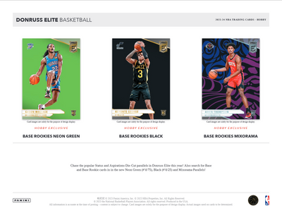 2023-24 Panini Donruss Elite Basketball Hobby Box