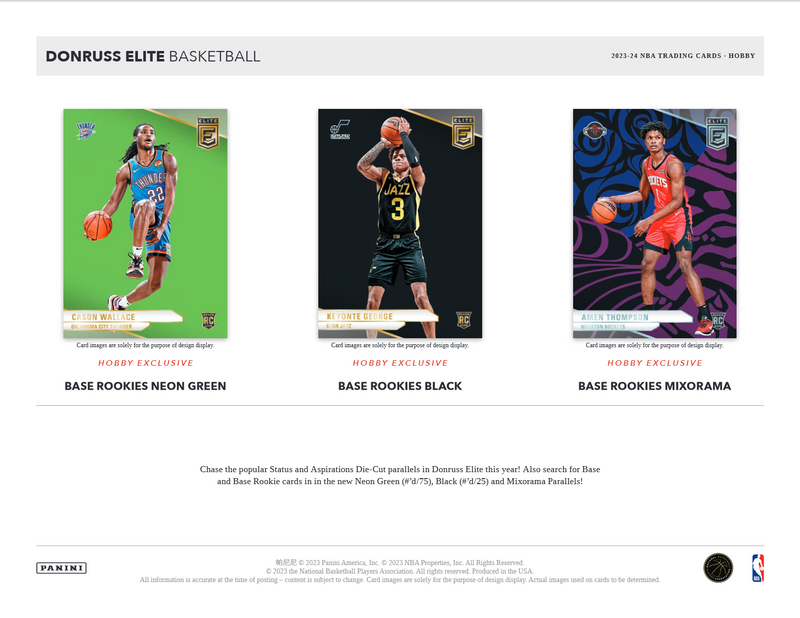 2023-24 Panini Donruss Elite Basketball Hobby 12 Box Case