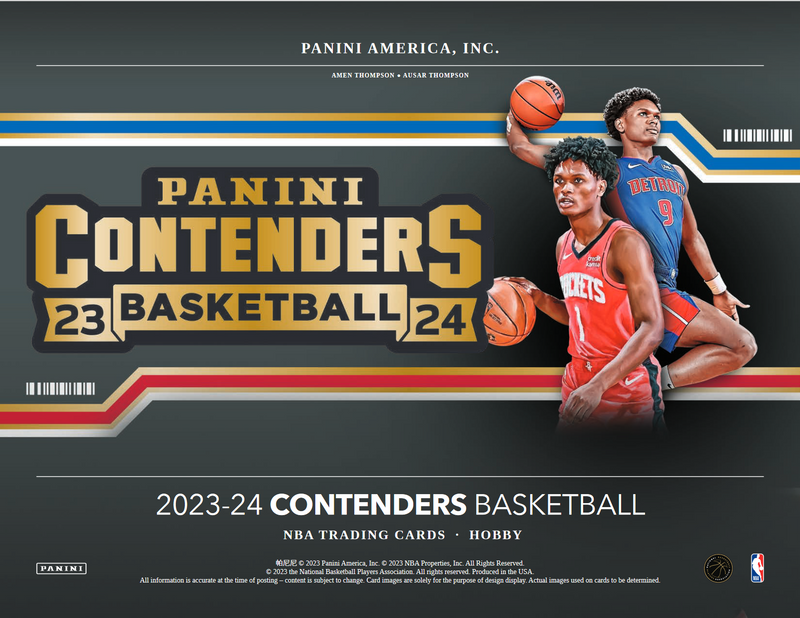 2023-24 Panini Contenders Basketball Hobby 12 Box Case