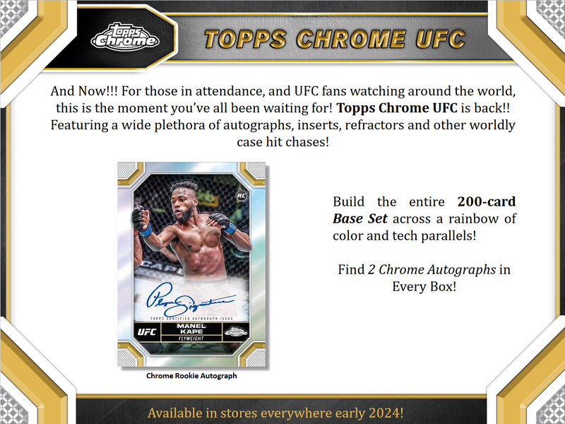 2024 Topps UFC Chrome Breakers Delight Box