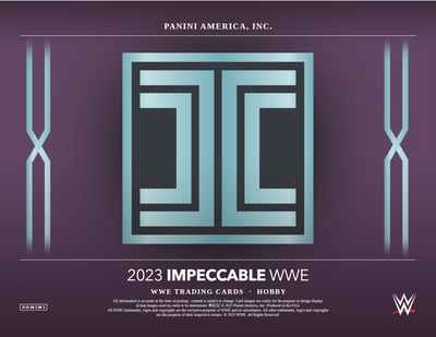 2023 Panini Impeccable WWE Hobby 3 Box Case
