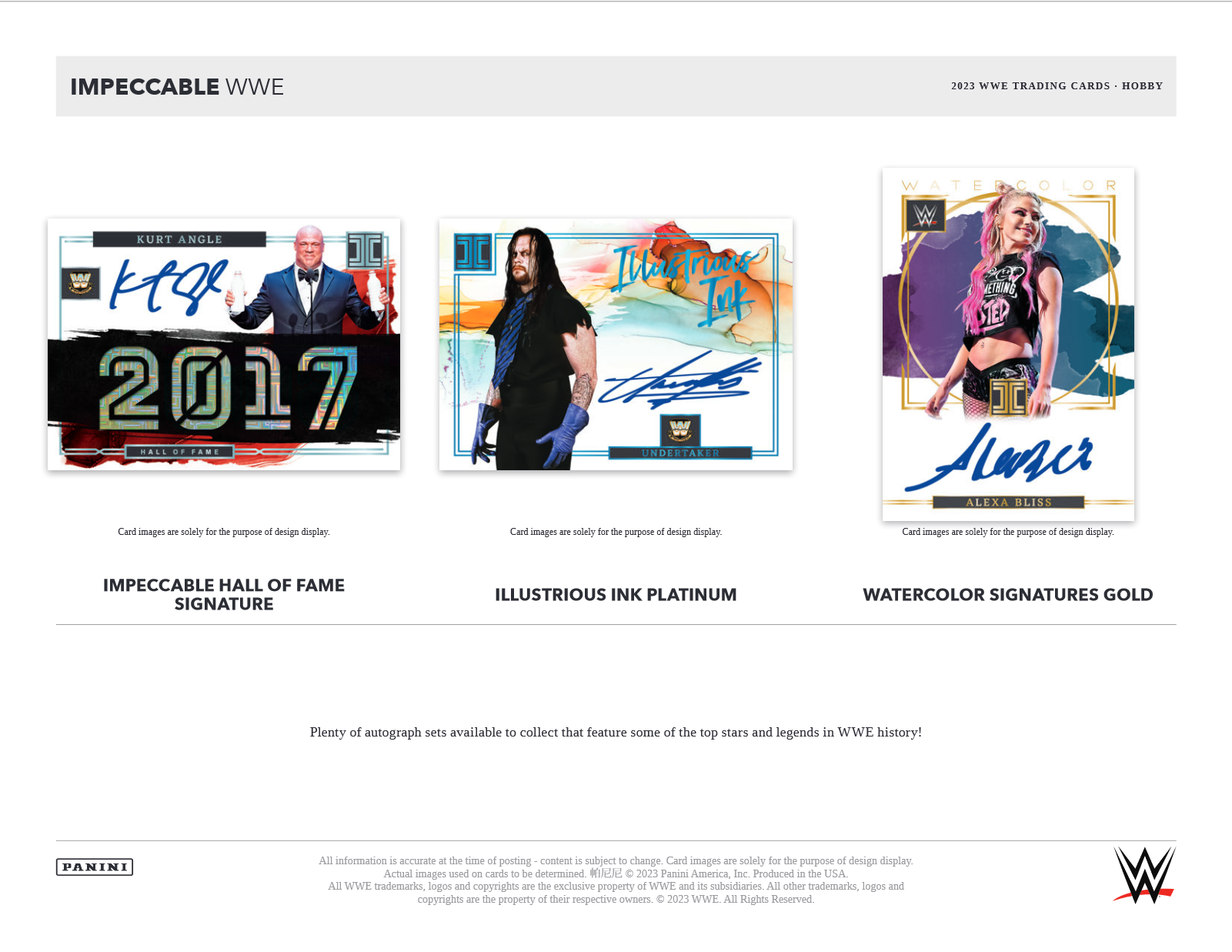 2023 Panini Impeccable WWE Hobby Box