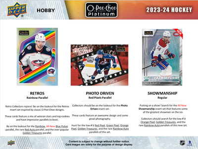 2023-24 O-Pee-Chee Platinum Hockey Hobby 8 Box Case [Contact Us To Order]