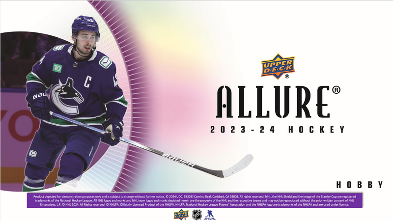 2023-24 Upper Deck Allure Hockey Hobby 9 Box Case [Contact Us To Order]