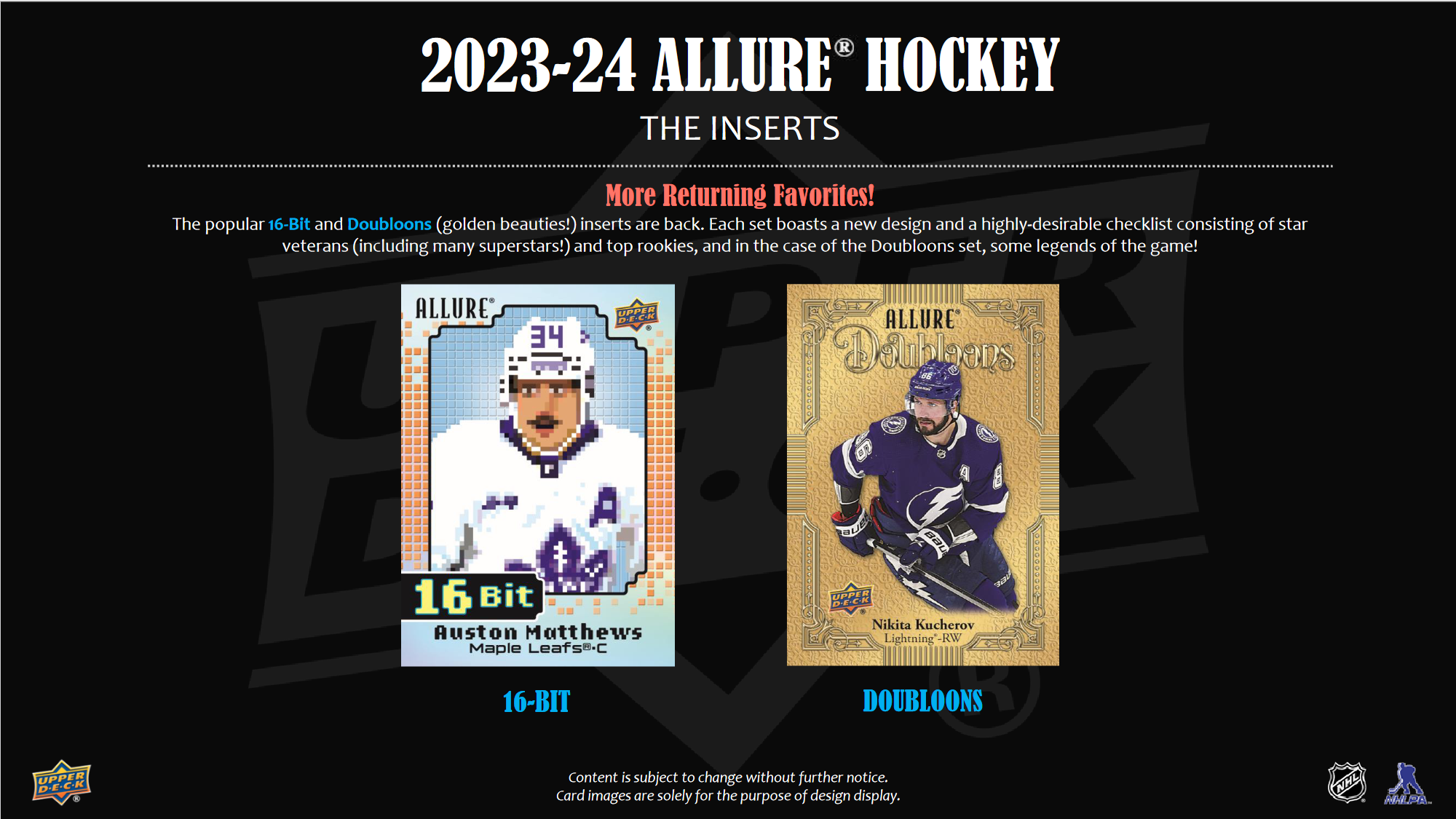 2023-24 Upper Deck Allure Hockey Hobby 9 Box Case [Contact Us To Order]