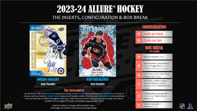2023-24 Upper Deck Allure Hockey Hobby Box [Contact Us To Order]