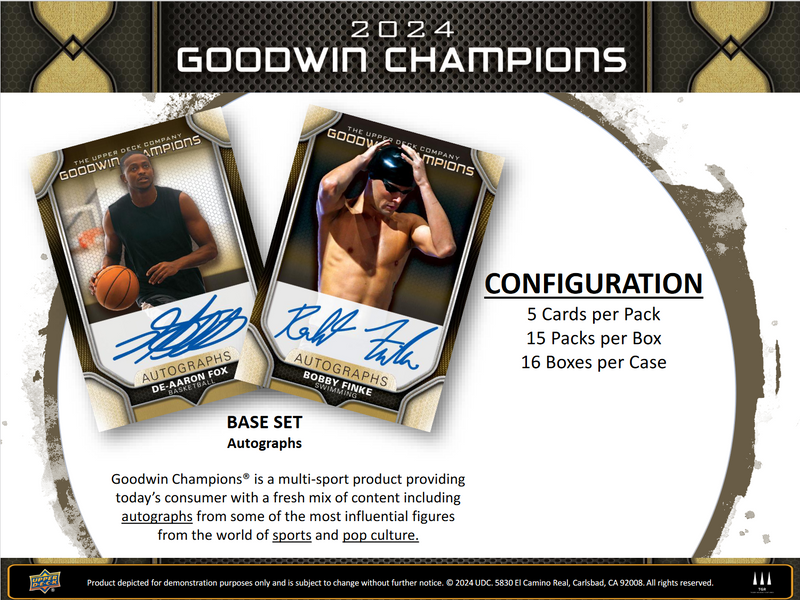 2024 Upper Deck Goodwin Champions Hobby Box [Contact Us To Order]