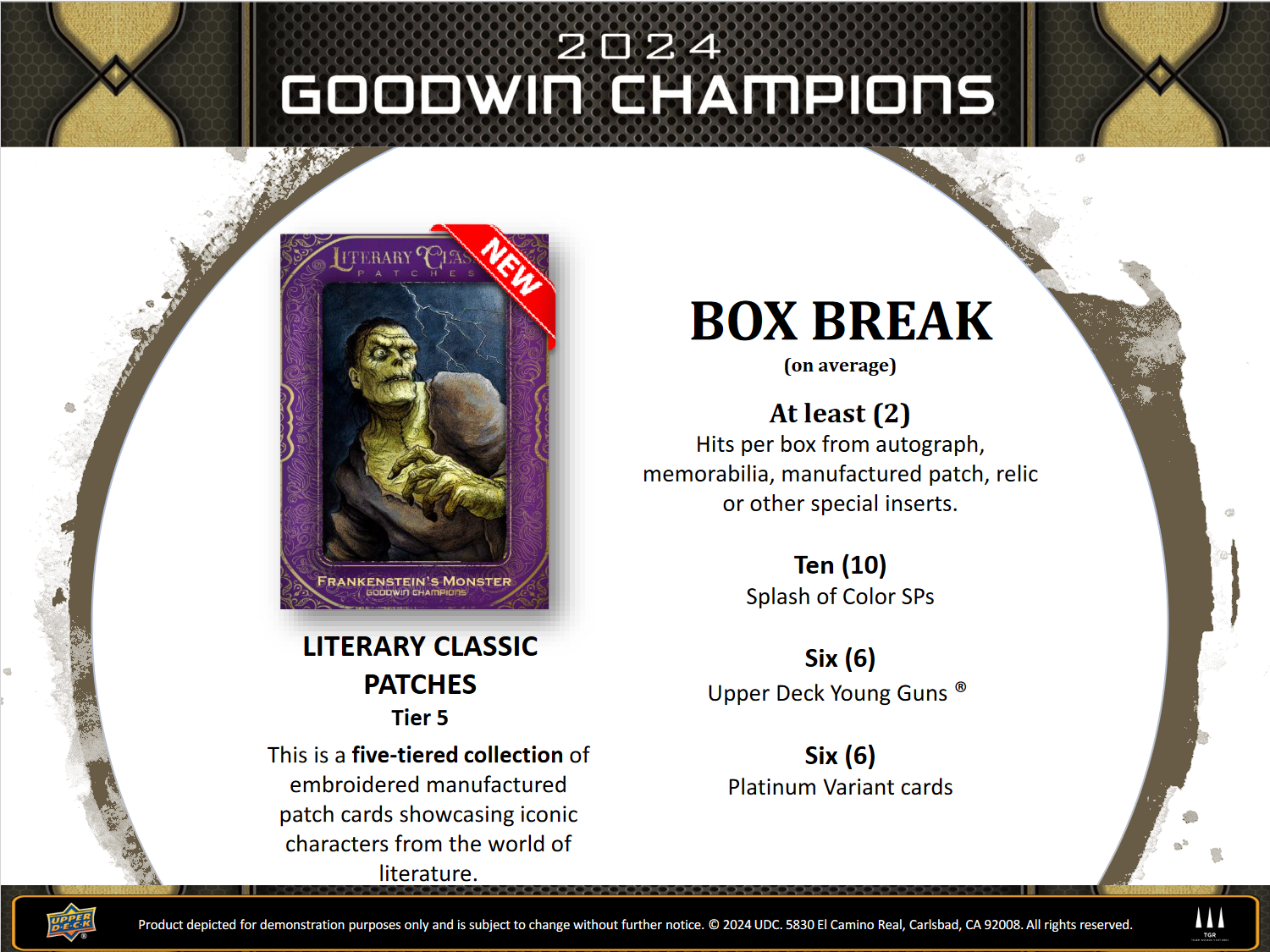 2024 Upper Deck Goodwin Champions Hobby 16 Box Case [Contact Us To Order]