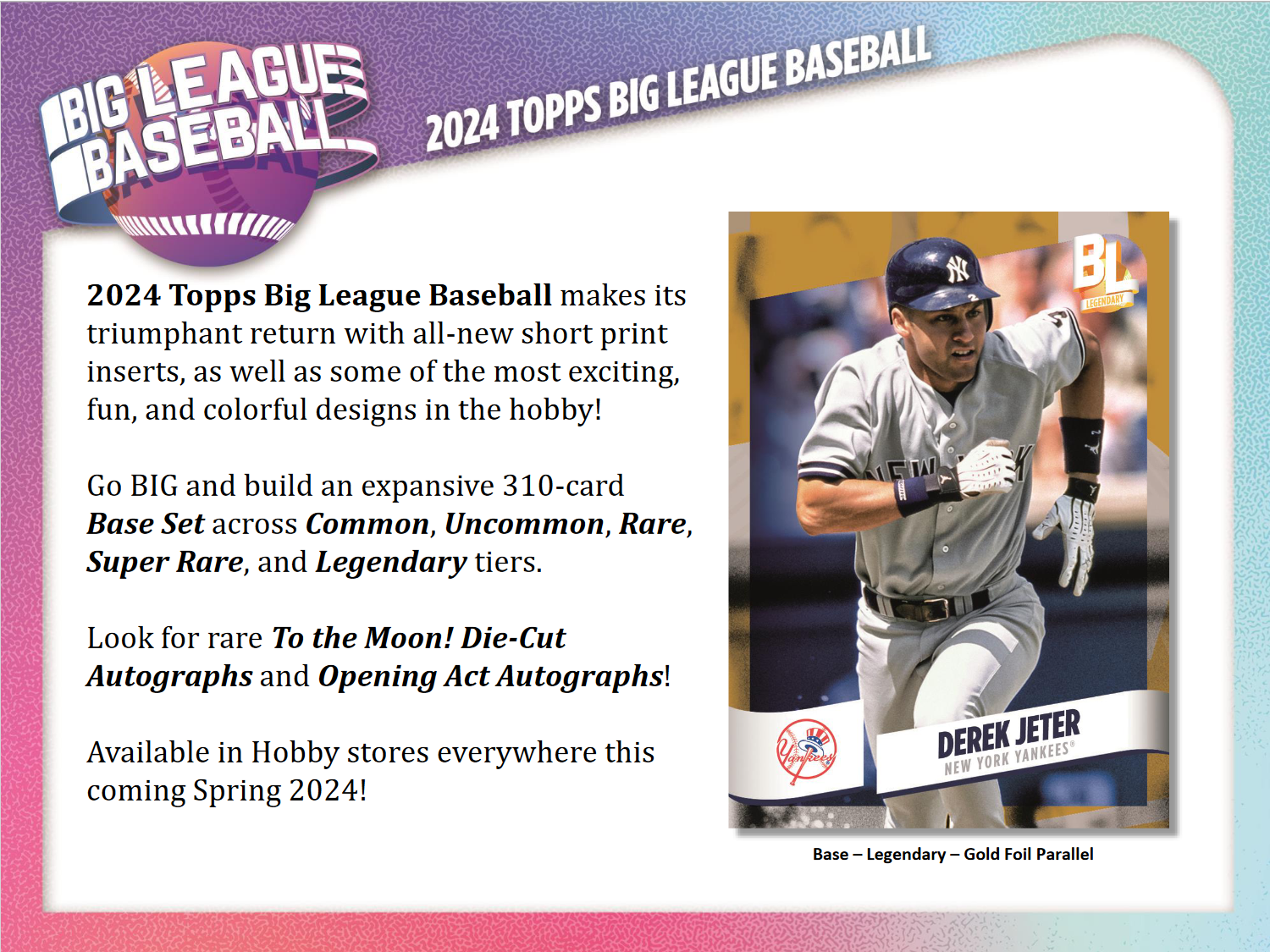 2024 Topps Big League Baseball Hobby Box