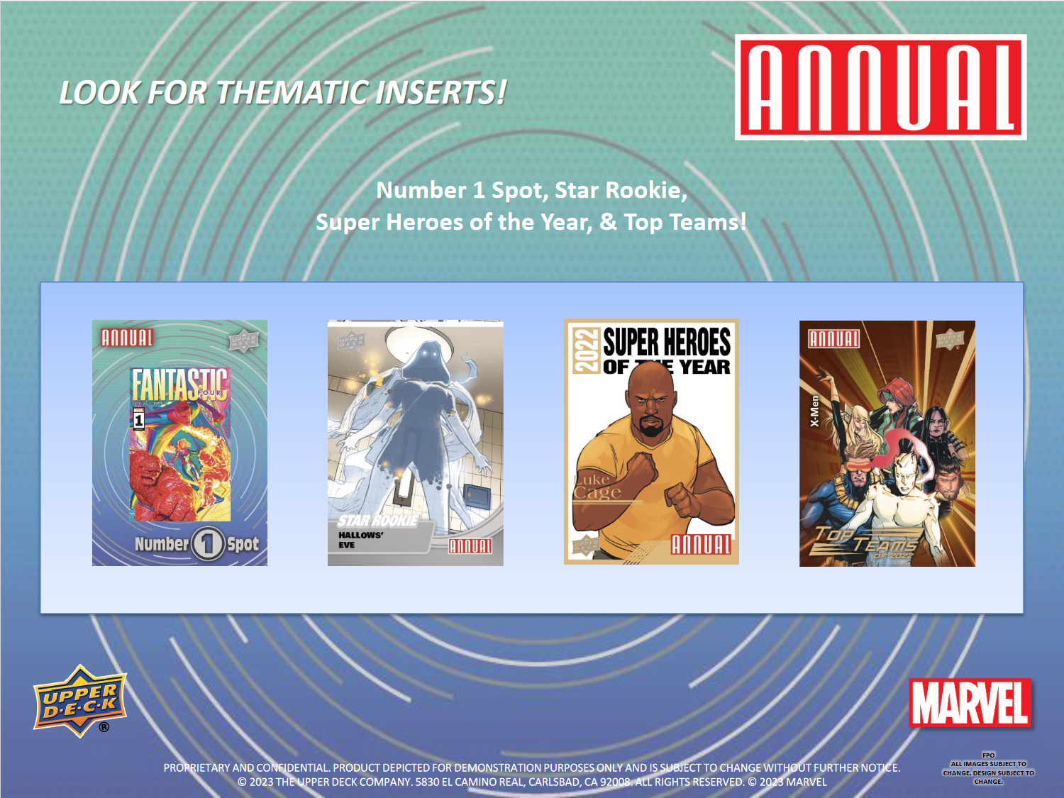 2022-23 Marvel Annual Trading Cards Box (Upper Deck) [Contact Us To Order]