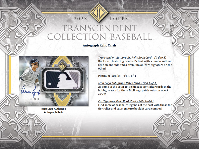 2023 Topps Transcendent Collection Baseball Case [Contact Us To Order]