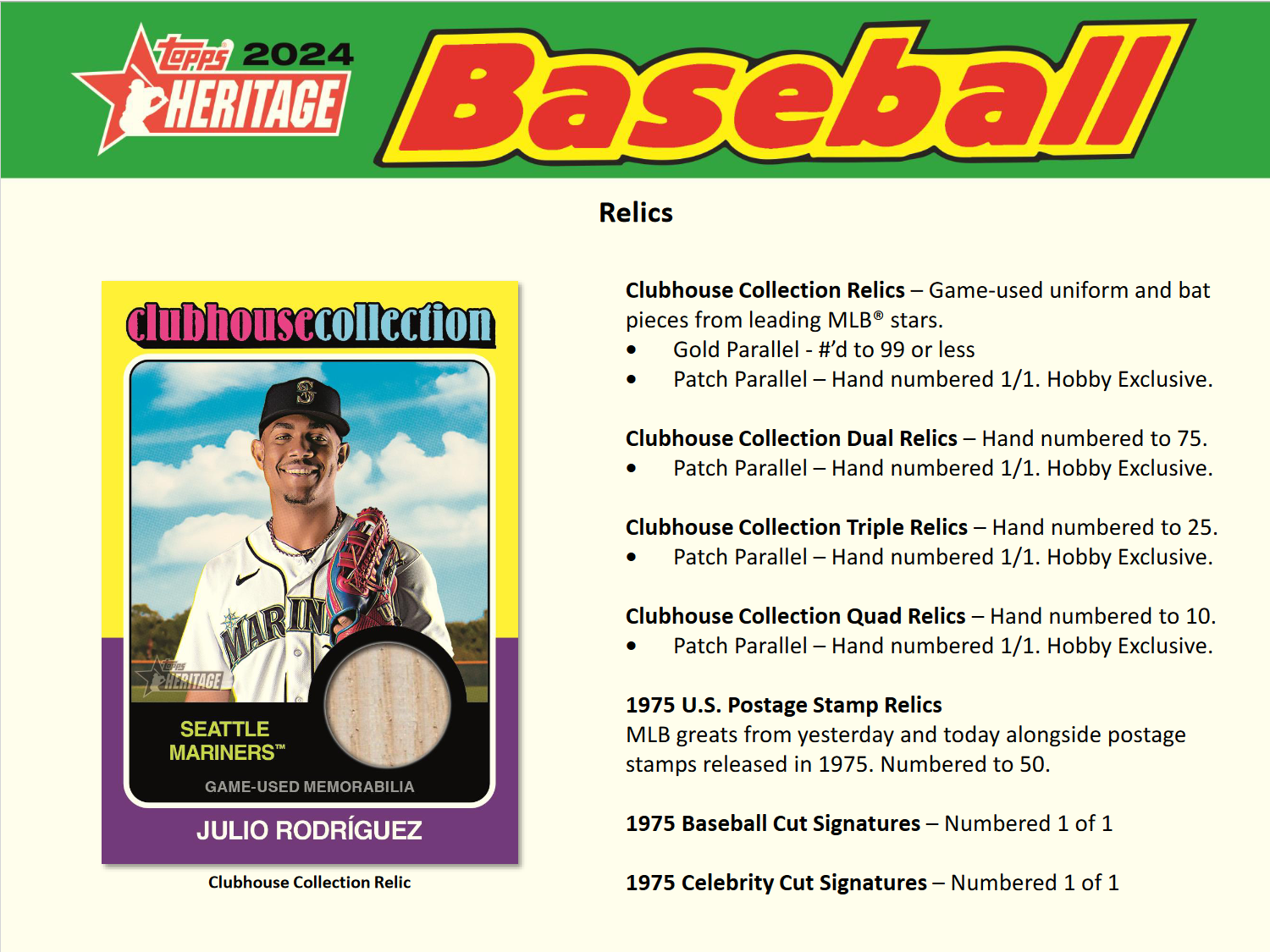 2024 Topps Heritage Baseball Hobby Box