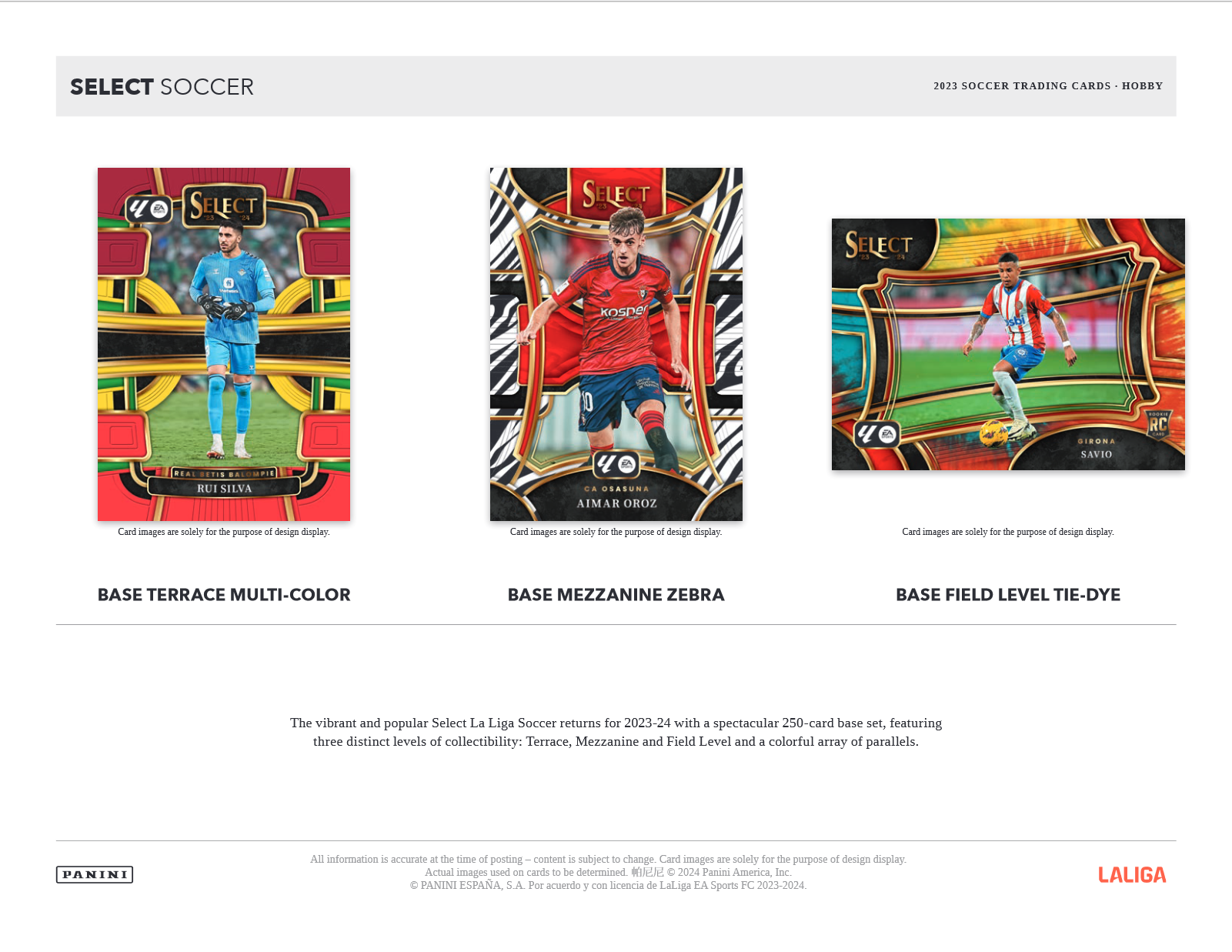 2023-24 Panini Select La Liga Soccer Hobby Box