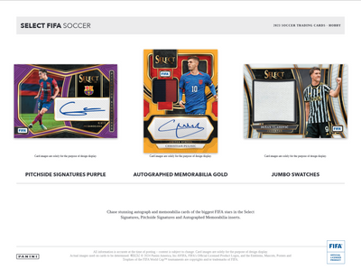 2023-24 Panini Select FIFA Soccer Hobby 12 Box Case