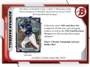 2024 Bowman Baseball Hobby Box pack