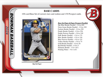 2024 Bowman Baseball Jumbo Pack