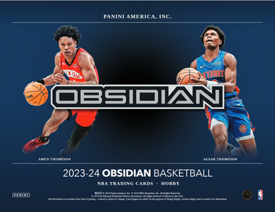 2023-24 Panini Obsidian Basketball Hobby 12 Box Case